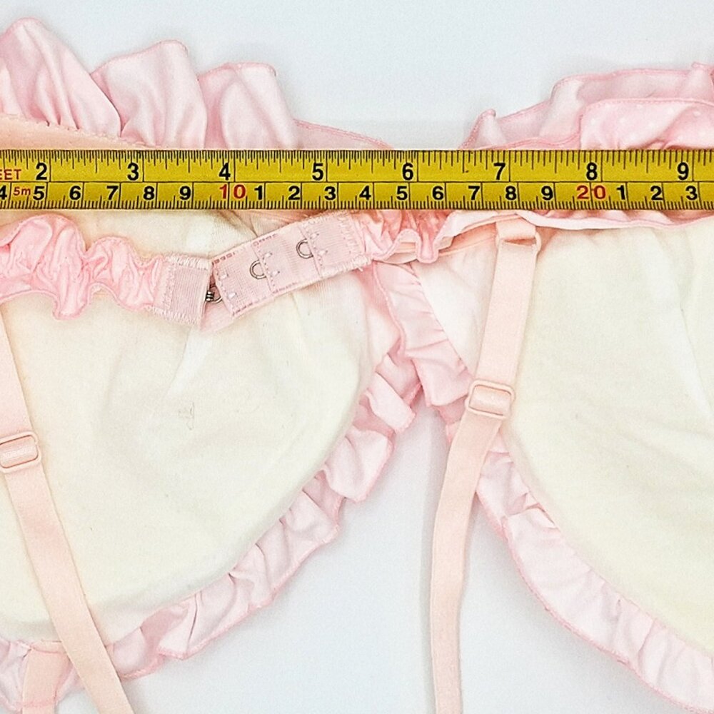 Hello Kitty Sanrio My Melody pink ruffle print Bralette - Picture 12 of 13